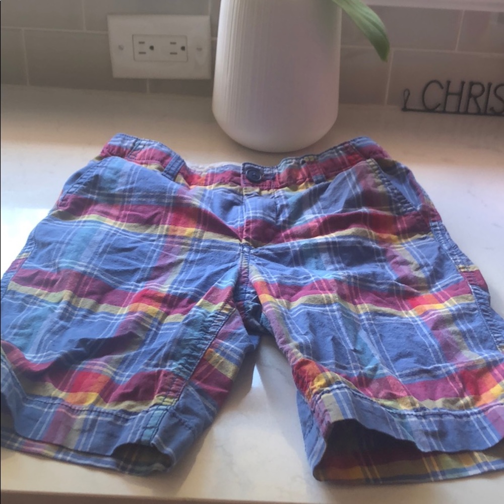 Plaid, pretty gap kids shorts size 14